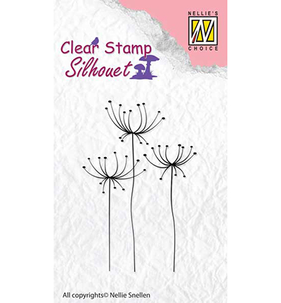 SIL031 - Nellie's Choice - Silhouette clear stamps Herbs-1 - Arbres, Plantes