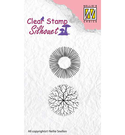 SIL035 - Nellie's Choice - Silhouette clear stamps Flowers-17 - 