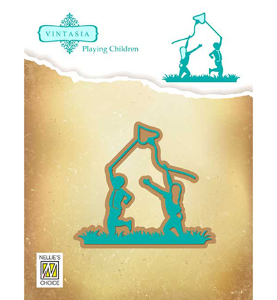 VIND058 - Nellie's Choice - Vintasia Dies Children with kite - Gens