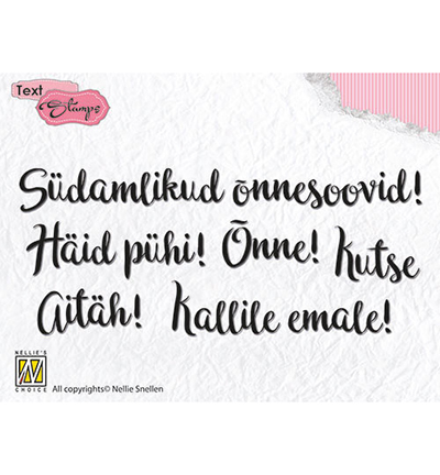 CSFT002 - Nellie's Choice - Estonian sentiments - Tampons texte CSFT002 - Nellie's Choice - Estonian sentiments - Tampons texte