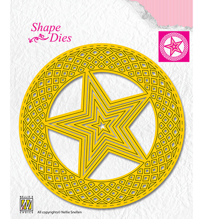SD159 - Nellie's Choice - 5-Point stars in circle - Shape Dies SD159 - Nellie's Choice - 5-Point stars in circle - Shape Dies