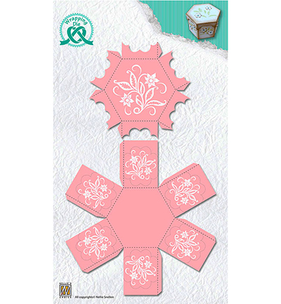 WPD006 - Nellie's Choice - Gift box-6 Hexagonal box with lid - Enveloppe, boîte