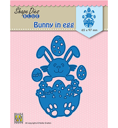 SDB072 - Nellie's Choice - Bunny in egg - Pâques