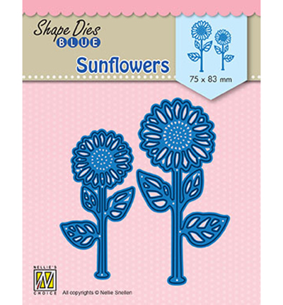 SDB076 - Nellie's Choice - Sunflowers - Shape Dies SDB076 - Nellie's Choice - Sunflowers - Shape Dies