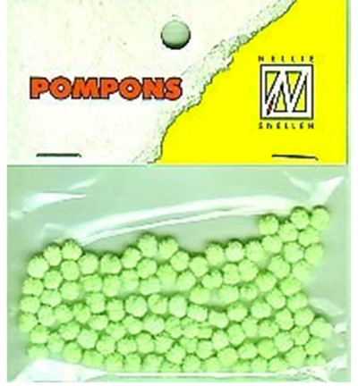 POM014 - Nellie's Choice - Mini pompoms Vert Neon - Mini