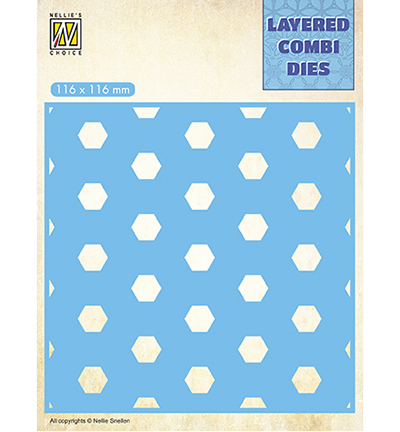 LCDH003 - Nellie's Choice - Square Honeycomb Layer C - Nid d'abeille