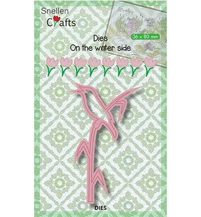 SNCD004 - Nellie's Choice - On the waterside: bird on reed - Animaux