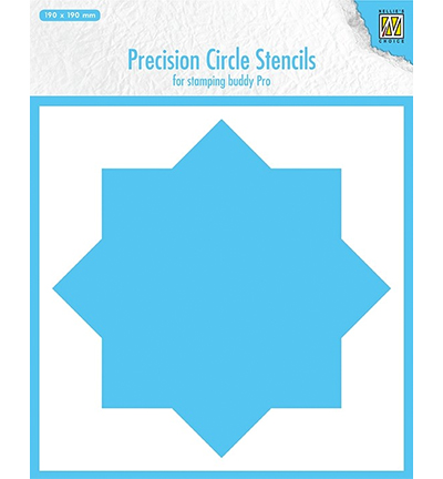 MMPCS001 - Nellie's Choice - 8-point circle (for stampingbuddy-pro) -  Precision Stencils
