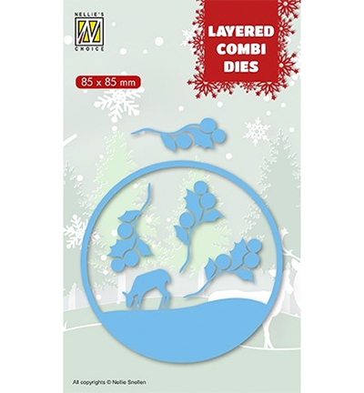 LCDCD002 - Nellie's Choice - Christmas Deer (Layer B) - Layered & Combi Dies LCDCD002 - Nellie's Choice - Christmas Deer (Layer B) - Layered & Combi Dies