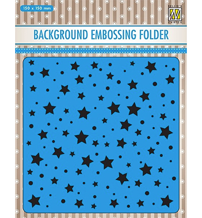 EEB023 - Nellie's Choice - Stars & dots - Background Embossing