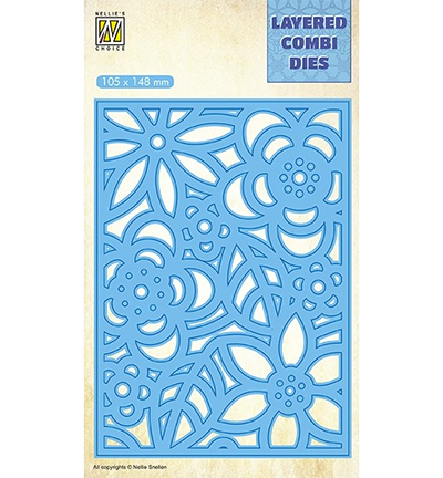 LCDB005 - Nellie's Choice - Flowers-3 (Layer B) - Layered & Combi Dies LCDB005 - Nellie's Choice - Flowers-3 (Layer B) - Layered & Combi Dies
