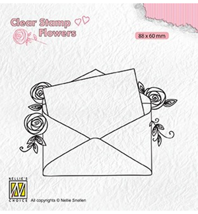 FLO023 - Nellie's Choice - Love letter - Tampons fleurs FLO023 - Nellie's Choice - Love letter - Tampons fleurs