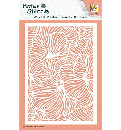 MMSA6-011 - Nellie's Choice - Leaves - Mixed Media Stencils