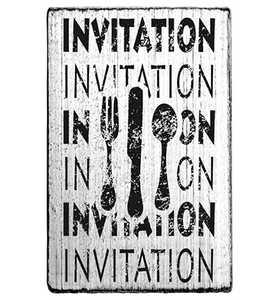V01019* - Colop - Invitation Invitation - Vintage Stamps