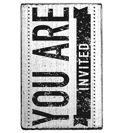 V01020* - Colop - You are invited - Tampons vintage