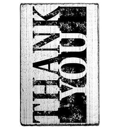 V01031* - Colop - Thank you - Vintage Stamps