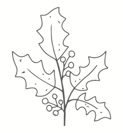 MB0037 - Colop - Ilex branch - May & Berry