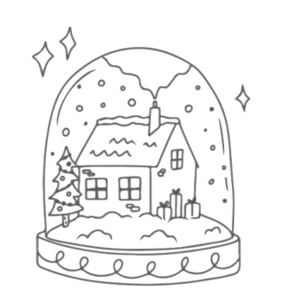 MB0038 - Colop - Snow globe - May & Berry