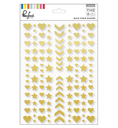 PFRC500316 - Pinkfresh - Gold foam shapes - Shapes