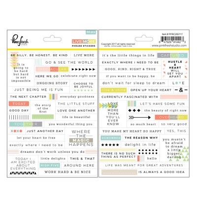 PFRC200717 - Pinkfresh - Word/phrase stickers - 