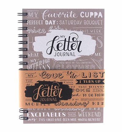 830103 - Papicolor - My Letter Journal 961 taupe – Anglais - Bulletjournal