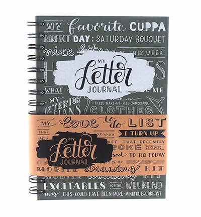 830105 - Papicolor - My Letter Journal 945 vert olive – Anglais - Bulletjournal