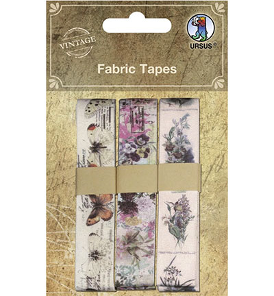 40580002 - Ursus - Fabric Tapes, Cloth Ribbon self-adhesive motif 2 - Fabric Tapes