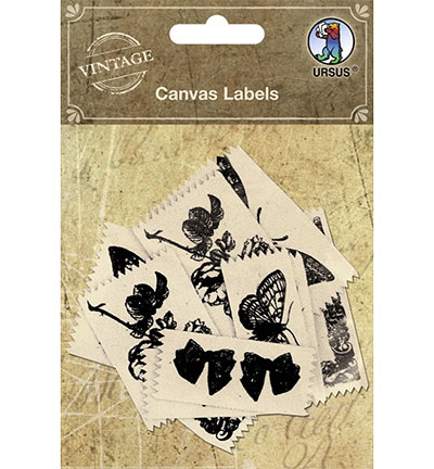 40690002 - Ursus - Canvas Label, assorted in different motifs - Canvas