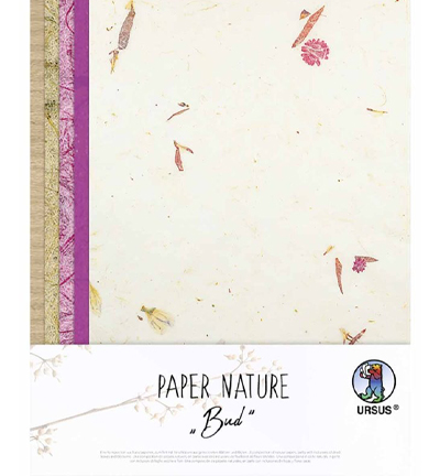 61620004 - Ursus - Papier Nature, Bud(bourgeon), 11 feuilles 23x33cm - 