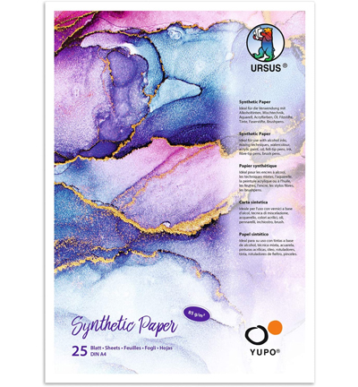 16264600 - Ursus - Papier Synthétique Yupo Blanc, A4 - 