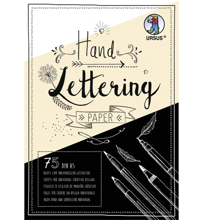 24949299 - Ursus - Handlettering Papier Colour mix, A5 - Handlettering colour mix 24949299 - Ursus - Handlettering Papier Colour mix, A5 - Handlettering colour mix