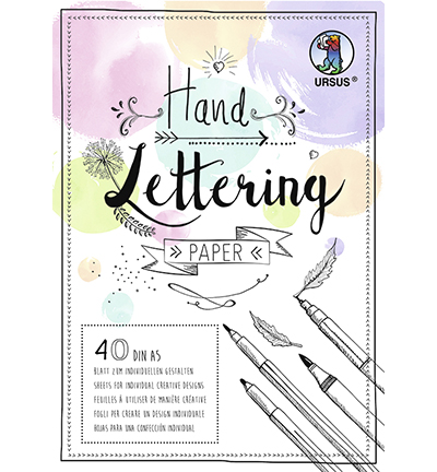 2495 92 99 - Ursus - Handlettering Papier Pastel Mix assorted, A5 - 