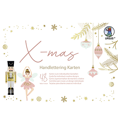 2497 64 99F - Ursus - Handlettering Cards, X-mas - 