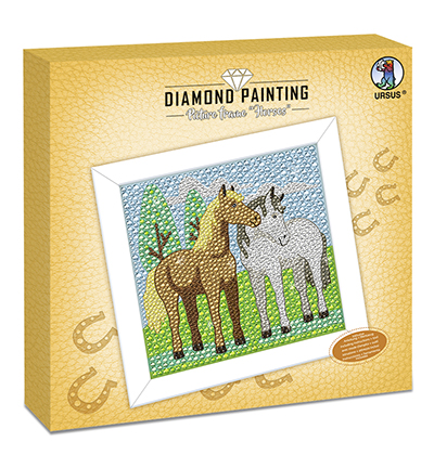 4353 00 02F - Ursus - Diamond Painting, Chevaux - 
