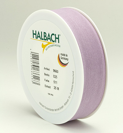 9660-025-511-25 - Halbach - Pale Rose - Ruban déco coton