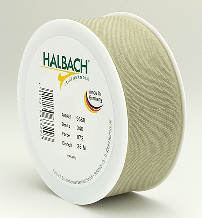 9660-040-72-25 - Halbach - Linen - Ruban déco coton