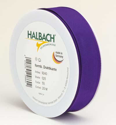 9240-025-55-25 - Halbach - Lilac - Drahtkantenband 25mm