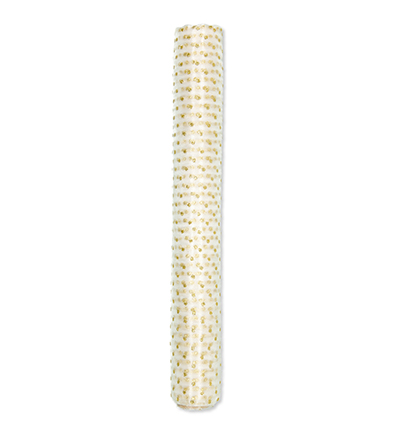15565-300-311 - Halbach - Cream/Gold - Organza with Glitter