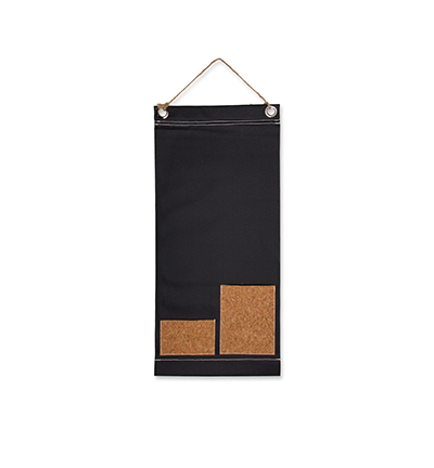 15676-250-179 - Halbach - Black/Natural - Chalk Board Fabric