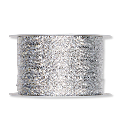 206-010-211-50 - Halbach - Silver - Narrow Lurex Ribbon