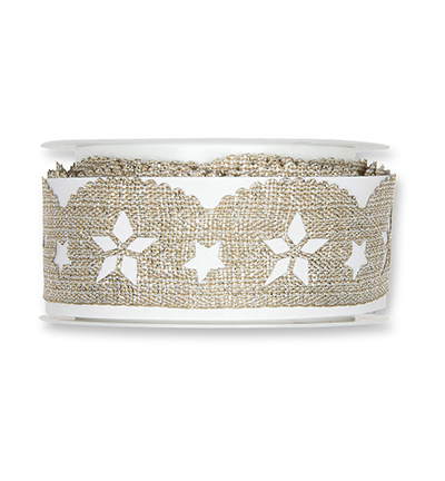 1024-030-79-5 - Halbach - Red/Red - Punched Lurex Ribbon