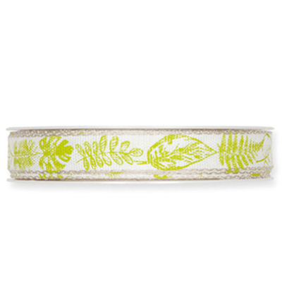 633-015-11-15 - Halbach - Leaves, White - 