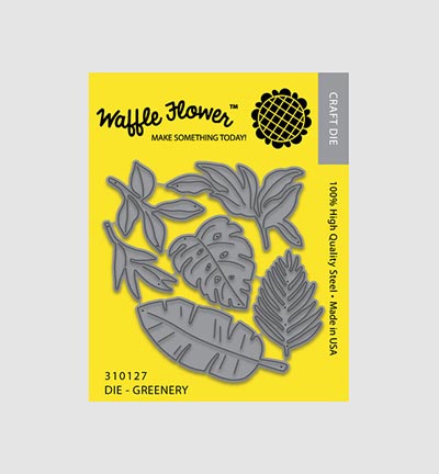 310127 - Waffle Flower - Greenery - Dies