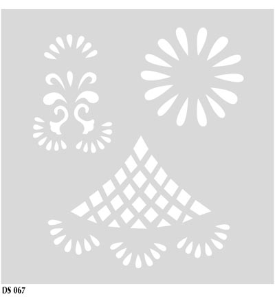 DS 067 - FabScraps - Flower Filligree - Fleurs