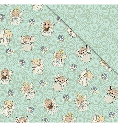 C99 004 - FabScraps - Jingle Bells - Scrap Paper 30.4cm