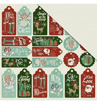 C99 008 - FabScraps - Time For Giving - Scrap Paper 30.4cm