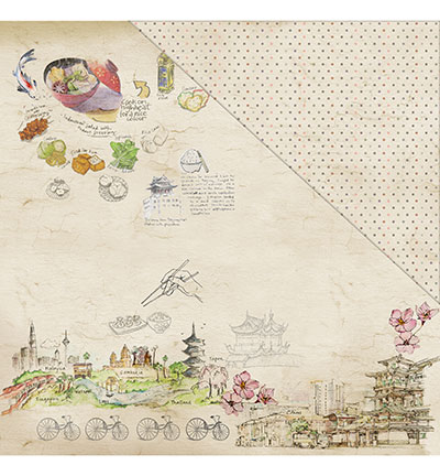 C102 007 - FabScraps - Taste The World - 