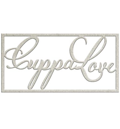 DC95 005 - FabScraps - Word - Cuppa love - FabScraps DC95 005 - FabScraps - Word - Cuppa love - FabScraps