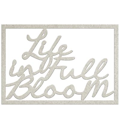 DC97 004 - FabScraps - Word -  Life in Full Bloom - FabScraps
