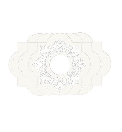 DC101 001 - FabScraps - Wild Beauty (5 pages + 2 brass rings) - 